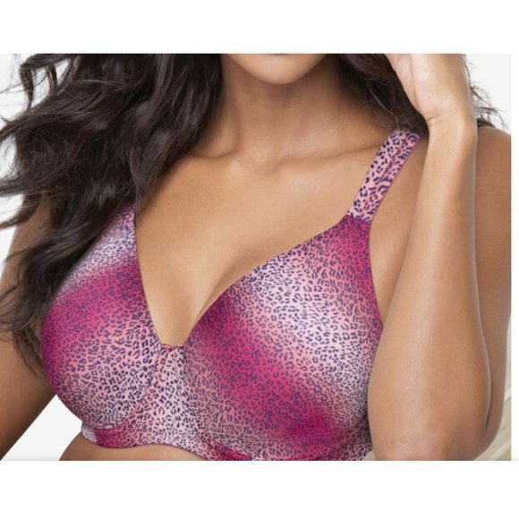 Brigette Seamless Underwire T Shirt Bra Pink Purple Model 5028 Size 42 C New - Picture 2 of 10